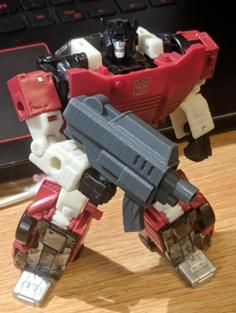 Transformers Siege Sideswipe G2 Style Weapon 3D Printer Model