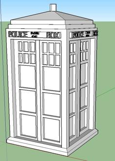 Awesome TARDIS Model 3D Printer Model