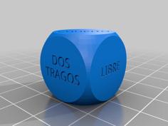 Dados Beber · Drink Dice 3D Printer Model