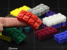 Flexy Brick Keychain 3D Printer Model