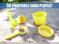 3D-printable Sand Play Set 3D Printer Model