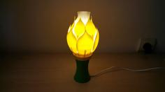 Blossoming Lamp For E14 Bulb – Version A 3D Printer Model