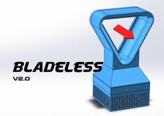 Triangular Bladeless Fan 3D Printer Model