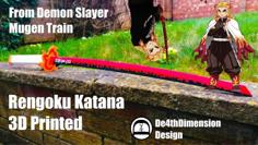 Rengoku Katana – From Demon Slayer Mugen Train 3D Printer Model