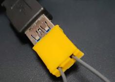 Male USB Pin Connector 3D Printer Model