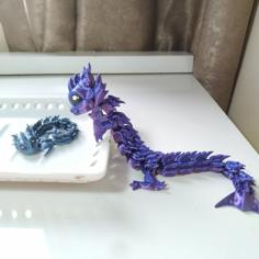 ARTICULATED BABY Dragon – NO SUPPORTS – 3MF 3D Printer Model