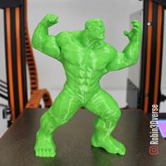 Hulk Support Free Remix 3D Printer Model