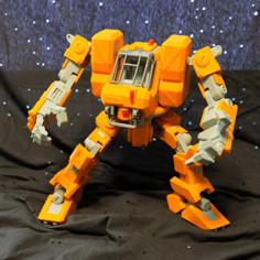 Heavy Construction Walker (Action Figure) 3D Printer Model