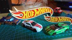 Logo Hot Wheels 3 Colores 3D Printer Model