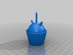 Android Cupcake – Fun Storage Box (3 Pieces) 3D Printer Model