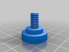 1/4 Webcam Bolt / Screw (Short) 3D Printer Model