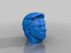 Wolverine LOGAN HEAD 3D Printer Model