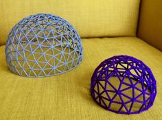 Organic Domes 3D Printer Model