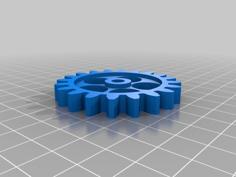 Gears For Custom Cog Work 3D Printer Model