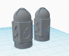 Bolter Shell D6 Dice 3D Printer Model