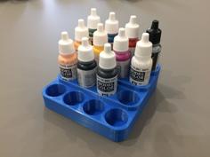 Paint Storage Vallejo 3D Printer Model