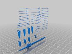 Weapon_assets_-_aos_-_wood_elves_-_gubbins 3D Printer Model