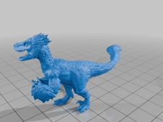 Feathered And Naked Raptors 3D Printer Model