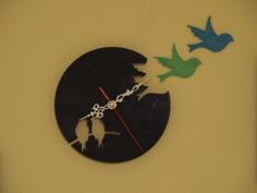 Bird Clock 3D Printer Model