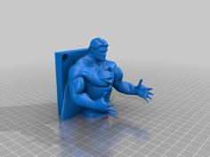 Superman Wall Hanger For Quadcopter Guitar Backpack Hat Drone 3D Printer Model