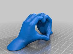 Heart Hands Taylor Swift Smooth Blend 3D Printer Model