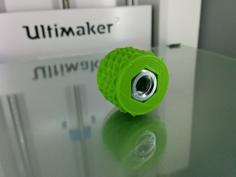 Parametric Knurled Nut Knob 3D Printer Model