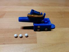 RapidFire Airsoft Cannon 3D Printer Model