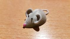 Mouse Fridge Magnet – Smaller 3D Printer Model