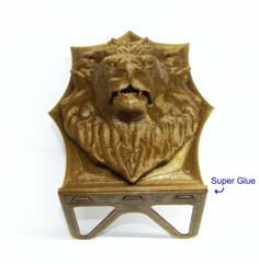 Lion Book End 3D Printer Model