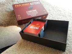 Exploding Kittens Card Holder Tray 3D Printer Model