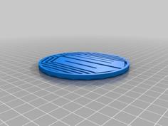 Doctor Who Coaster Set With Bevel 3D Printer Model