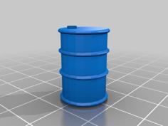 Individual 28mm Scale Barrels 3D Printer Model