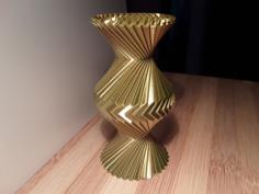 Fancy Faceted Vase 3D Printer Model