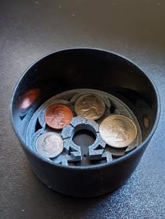 Hydro-Flask Coin Holder 3D Printer Model