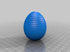 Springo Easter Egg 3D Printer Model