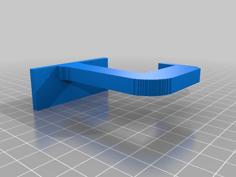 Under Counder Hanger Command Strips 3D Printer Model