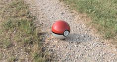 Pokeball USB Battery Holder 3D Printer Model