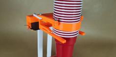 Automated Cup Dispenser 3D Printer Model