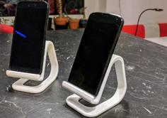 Universal Phone Stand (even For Large Phones) 3D Printer Model