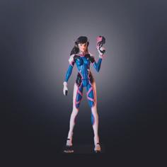 Overwatch – D.Va Full Figurine 3D Printer Model