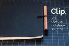 Clip: The Obvious Notebook Solution 3D Printer Model