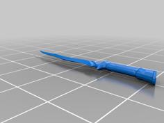 Ebony Dagger – Skyrim 3D Printer Model