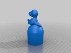 T-rex Tow Ball Cap – With Retaining Bumps 3D Printer Model