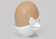 Angry Bird Egg Cup 3D Printer Model