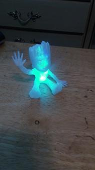 Baby Groot Led Light V4 3D Printer Model