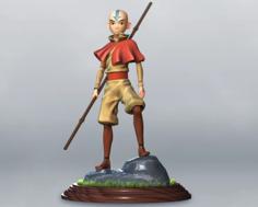 Avatar Aang 3D Printer Model