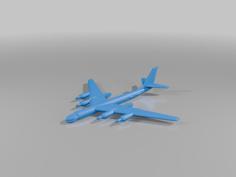 Tupolev Tu-95MS Missile Bomber 3D Printer Model