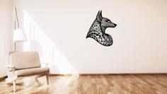 Anubis Voronoi Wall Decoration 3D Printer Model