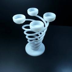 Tea Candle Holder 3D Printer Model