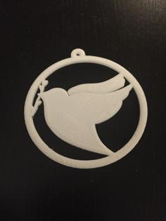 Dove Ornament 3D Printer Model